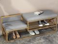 Seat Corner Bench / Bench / Tufted Backless Bench / Tufted Bench / Cushion Top Bench / Entryway Bench. 