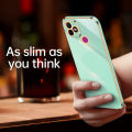 For Itel Vision 1 Plus / Itel P36 / Itel P36 Pro Back Cover Luxury 6D Plating Frame Shiny Bling Cases Soft Silicone Square Protective Mobile Phone Case for Girls Boy. 
