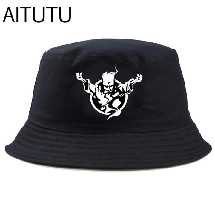 Thunderdome Bucket Hats men Women print Fisherman Hat Korean Style cool Climbing Outdoor Sunscreen Bucket Hat boys girls sun cap