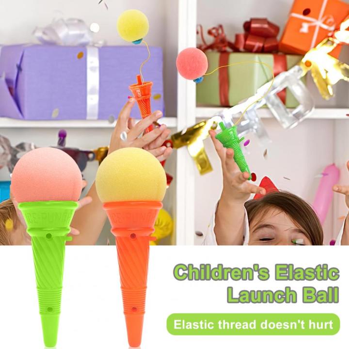 Kids' Party Toy Ball Toy Fun Foam Ball Toy Ice Cream Shooter Party Favors for Kids Exciting Button Push Action with Ice Cream