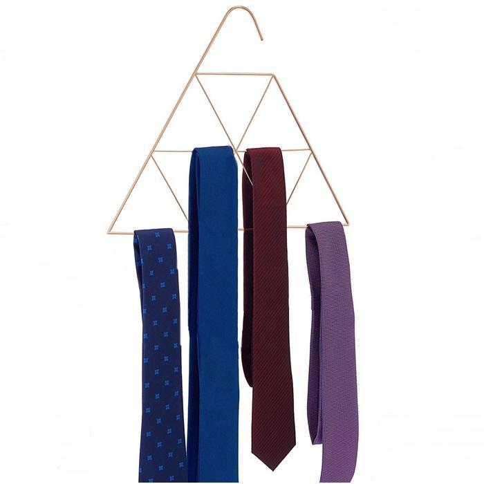 Metal%20Triangle%20Shape%20Tie/Scarf%20Storage%20Hanging%20Organizer%20/%20Hanger%20-%20Image%205