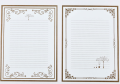 Kraft Paper Letter Paper Retro Creative Exquisite Chinoiserie Love Letter Letter Paper Set 8 Sheets/pack Invitation Letterhead. 