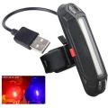Bicycle USB Rechargeable Rear Tail light Waterproof COB Bike Light multi purpose headlight 100 lumens. 