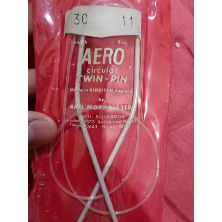 Aero Circular knitting needles original aero England