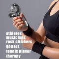 HISTRO 5-60 kg Plastic Hand Grip Strengthener – Adjustable Grip Strength Trainer with Stainless Steel Spring for Strong Wrists, Fingers, Forearm, Hands and Rehabilitation Exercise  Hand Gripper Adjustable Resistance Automatic Counting Non-Slip Hand Grip. 