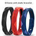 Infrared Negative Ions Wristband Anti Static Silicone Sports Bracelets Waterproof Lovers Bracelet Anti Fatigue Rubber Silica Gel. 