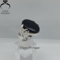 Natural Yemeni Aqeeq Ring For Men , " Ya Ali " Name Engraved on Ring , 925 Sterling Silver Islamic Art Ring. 