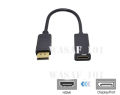 DisplayPort to HDMI 20cm Adapter Full HD 1080p Display Good Audio Quality. 