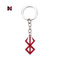 XM Anime Game Berserk Logo Necklace Metal Pedant Jewelry With Beaded Chain For Women And Men. 