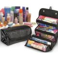 Roll N Go Cosmetic Bag Women Lady Multi-Function Makeup Bag Hanging Toiletries Rolls Up Travel Bag. 