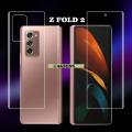 Samsung Galaxy Z Fold 2 Front & Back Clear Hydrogel film Jelly Protector. 