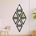Triangular Shape Acrylic Wall Mirror for Decoration | Wall Decoration Items | Wall Décor | Home Decoration Items | Home Décor | Home Accessories | Home Decoration Items for Drawing Room | Home Decoration Items for Bed Room | Home Decoration Items for Wall. 