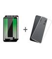Huawei Mate 10 Lite 9D|10D|11D|6D|5D|21D Tempered Glass Screen Protector Full Glue Edge to Edge + Back Cover Transparent Soft Silicone Crystal Clear Case Cover For Mate 10 Lite. 