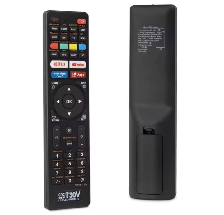 Universal Remote Control CRC 1130V For All Brand LED & LCD  TV Smart LED TV Remote Control