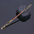 22cm Wukong Golden Cudgel Great Sages Equalling Heaven Ruyi Jingu Bang Carved Monkey King Bar Decoration Metal Golden Hoop Stick. 