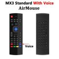 Latest Wireless Air Mouse MX3 for Android TV Boxes - Smart TV - LED - PC or Other Smart Devices (With OR Without Mic). 