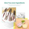 Handy Press Chop Onion Vegetable Chopper Cutter with Stainless Steel Cutting Knife Kitchen Gadget. 