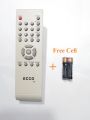 COMPATIBAL ECCO TV Remote+Free Cell. 