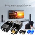 HDMI Cable Extender 4k RJ45 Ports 1080P HD Network HDMI Extension HDMI To RJ45. 