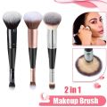 2 in 1 Double Head Foundation Make Up Brush Soft Concealer Brush Shadow Blush Brush Beginner Basic Beauty Cosmetic Tools. 