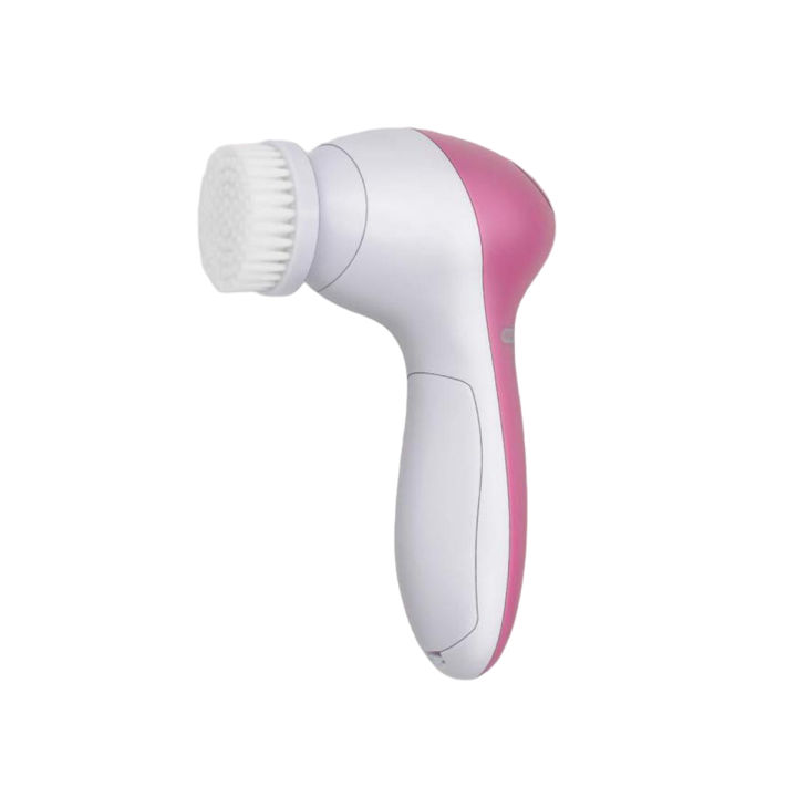 5 in 1 Facial Electric Cleanser and Massager, Face Massager Machine, Skin Electric Cleanser, Scrub Beauty Device Scrubber, Beauty Care Brush for Removing Blackhead Exfoliating and Massaging, Beauty Tool Device