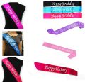 Sky blue Happy Birthday Sash Birthday Girl Sash Happy birthday sashes Its my birthday sash Birthday Party Decoration birthday sash for girls birthday girl sash. 