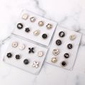 8 Pcs Hijab Magnet Pins No-snage Strong Metal Plating Rose Bowknot Crown Round Scarf Muslim Arab Shawl Islamic Accessories. 