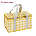 Picnic Bag Easy to Clean Multi-functional Picnic Hiking Lunch Food Thermal Bag. 
