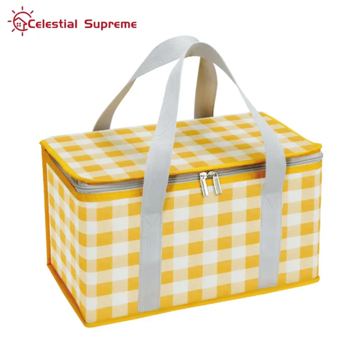 Picnic Bag Easy to Clean Multi-functional Picnic Hiking Lunch Food Thermal Bag