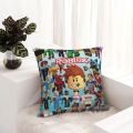 2024 DynaBlocks Characters Collage Pillow Case 45x45cm Decor Home Video Game Cartoon Modern Cushion Cover Velvet Pillowcase Revien Meiuazo. 