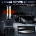 EDran Four-sided 360 degree car headlights ledV5 car led car headlights led headlight bulb H7. 