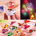 combo of 100pcs glowing stars N 4pcs color changing LED butterflies. 