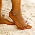 Boho Ethnic Antique 2 Layer Ankle Bracelet Cute Starfish Cuckold  Foot Chain For Women Summer Beach Jewelry Tornozeleira. 