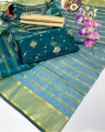 Fashion Vista Pure Organza Bunch 3 PC Unstitched Suit With Organza Zari Lining Dupatta and Maysori Trouser - Unstitched Fabric For Women - Dress For Girls - Dress For Women - 06 Colors. 