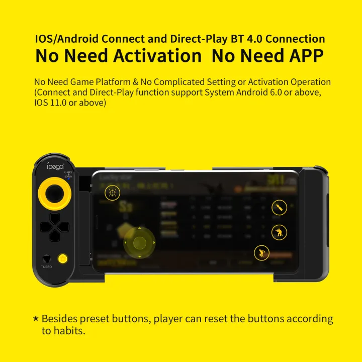 ipega%20PG-9167%20Wireless%204.0%20Mobile%20Games%20Controller%20Joystick%20for%20Samsung%20Galaxy%20S10%20S10+/S20/S20+5G%20NOTE10%20Huawei%20P30%20P40%20Oppo%20VIVO%20xiaomi%20Smart%20Android%20Mobile%20Phone%20Tablet%20PC%20-%20Android%206.0%20and%20Above%20-%20Image%209