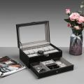06/10/12 Slots Wrist Watch Box Watch Holder Storage Case Organizer High Quality PU Leather Watch Display Storage Box Smart Watch Display Box. 