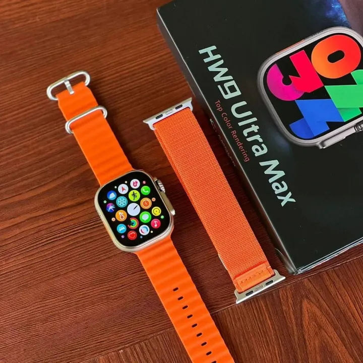 HW9%20Ultra%20MAX%20Smart%20Watch%2049mm%202.2%E2%80%B3%20AMOLED%20Screen%20Compass%20NFC%20Bluetooth%20Call%20-%20Image%202