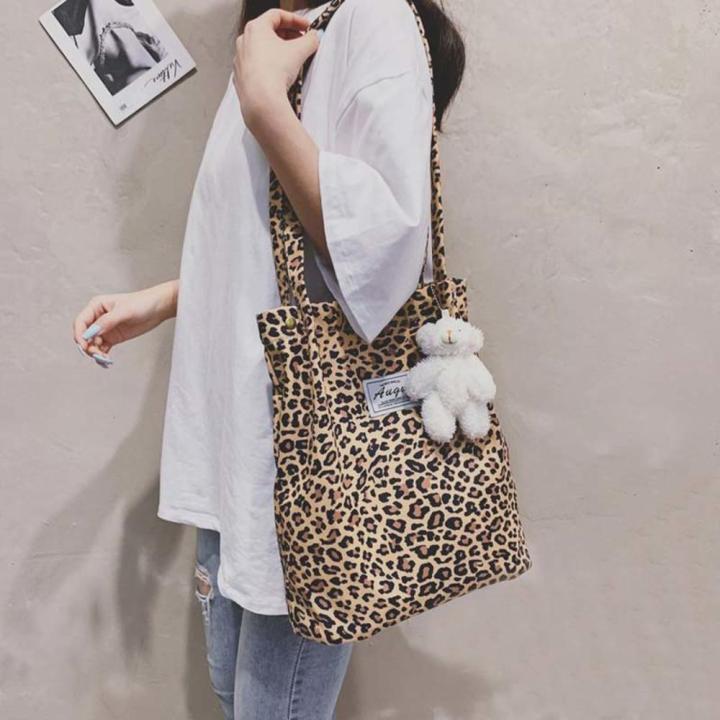 Leopard tote purse best sale