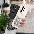 Ink Diagram Phone Case For Samsung Galaxy S24 S23 S22 S21 S20 S10 S10E S9 Ultra Plus FE Note 20 Ultra 10 9 Plus Cover. 