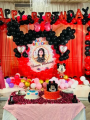 Mickey Mouse/Minnie Mouse  Happy Birthday Decoration Theme set happy birthday decoration set happy birthday balloons birthday decoration  birthday accessories birthday accessories for boys birthday accessories theme birthday decoration items. 