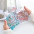 1 pcs Small Transparent Hot Water Bottle Cartoon Simple Winter Warm Water Bag Student Portable Mini Water Warm Hand Treasure. 