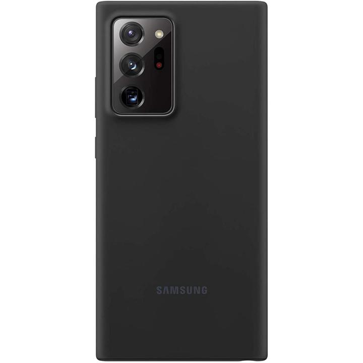 [ORIGINAL] SAMSUNG Galaxy Note20 5G Case, Silicone Back Protective Cover - Black