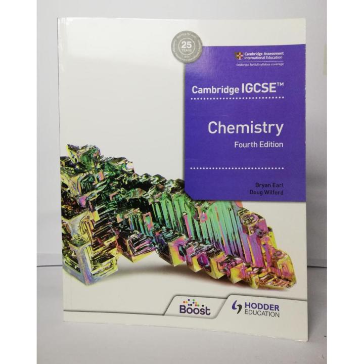 Cambridge IGCSE™ Chemistry 4th Edition by Bryan Earl, Doug Wilford  ( Hodder Education )