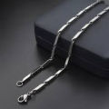 Stainless Steel Gold Plated Rice Chain Silver galaxy gem. 