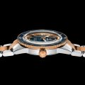 NEW RADO CAPTAIN COOK AUTOMATIC BLUE DIAL WITH TWO TONNED BRACELET MEN'S WATCH - 763.6137.3020. 