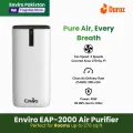 Enviro EAP-2000 Air Purifier for Home & Office – 45W, Advance HEPA Filter, Negative Ion, 270 Sq.Ft Room Coverage, Germ Killer, Low Noise, Energy Efficient with 1 Year Official Warranty. 