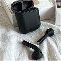 i12 TWS Airpods_ with Super Sound & High Quality Touch Sensors True Stereo Headphones with Built in Mic 10m Transmission Bluetooth Wireless Earbuds , Charging Case Sport Headset for all Bluetooth Smart devicess. 
