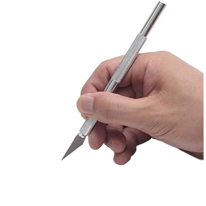 Metal Precision Paper Cutting Knife x-acto knife With 6 Spare Blades Pen Cutter