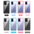 lthmy case for Oppo K9x Transparent Hard Back with Shockproof Enhanced Side Protective Bumper Phone Cover. 