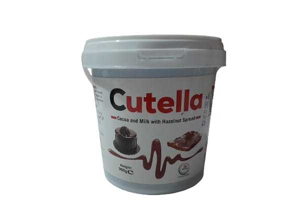 CUTELLA COCOA AND MILK WITH HAZELNAT SPREAD